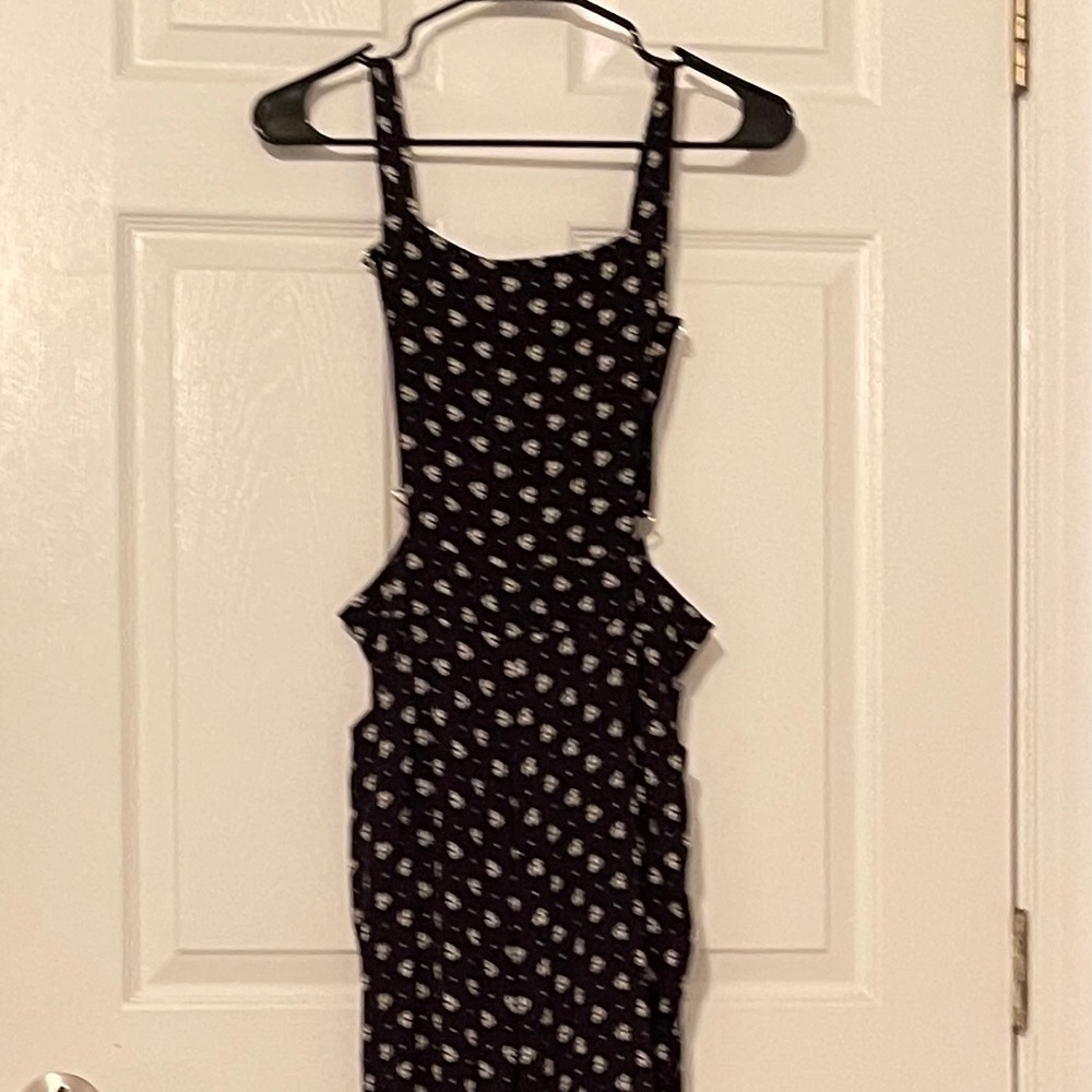 Black beachy overalls